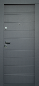 Usa metalica intrare in apartament Trendline , clasa 4 antiefractie , izolatie fonica 42 decibeli , gri antracit exterior /interior , 860x2020 mm , deschidere