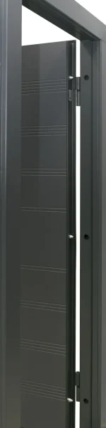 Usa metalica intrare in apartament Kleo , clasa 4 antiefractie , izolatie fonica 42 decibeli , culoare gri antracit , 860x2020 mm , deschidere - imagine 6