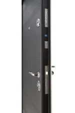 Usa metalica intrare in apartament Trendline , clasa 4 antiefractie , izolatie fonica 42 decibeli , culoare gri antracit exterior alb interior , 860x2020 mm , deschidere - imagine 8