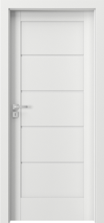 Usa de interior Verte home G0 , plina , vopsea alba , toc reglabil , dimensiuni 680,780,880x2060,deschidere stanga sau dreapta , PortaDoors 1