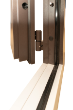 Usa exterior aluminiu ,AG6003NA, izolatie termica 0.6W/mpK , izolatie fonica 45 dB , rezistenta apa , soare , vant certificata , dimensiuni 860, 960x2050 mm - imagine 2