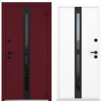 Usa exterior aluminiu ,AG6012, izolatie termica 0.6W/mpK , izolatie fonica 45 dB , rezistenta apa , soare , vant certificata , dimensiuni 860, 960x2050 mm