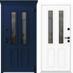 Usa exterior aluminiu ,AG6021, izolatie termica 0.6W/mpK , izolatie fonica 45 dB , rezistenta apa , soare , vant certificata , dimensiuni 860, 960x2050 mm
