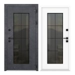 Usa exterior aluminiu ,AG6023NA, izolatie termica 0.6W/mpK , izolatie fonica 45 dB , rezistenta apa , soare , vant certificata , dimensiuni 860, 960x2050 mm