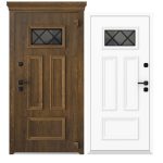 Usa exterior aluminiu ,AG6027NA, izolatie termica 0.6W/mpK , izolatie fonica 45 dB , rezistenta apa , soare , vant certificata , dimensiuni 860, 960x2050 mm