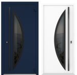 Usa exterior aluminiu ,AG6030, izolatie termica 0.6W/mpK , izolatie fonica 45 dB , rezistenta apa , soare , vant certificata , dimensiuni 860, 960x2050 mm