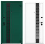 Usa exterior aluminiu ,AG6069, izolatie termica 0.6W/mpK , izolatie fonica 45 dB , rezistenta apa , soare , vant certificata , dimensiuni 860, 960x2050 mm
