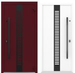 Usa exterior aluminiu ,AG6070, izolatie termica 0.6W/mpK , izolatie fonica 45 dB , rezistenta apa , soare , vant certificata , dimensiuni 860, 960x2050 mm