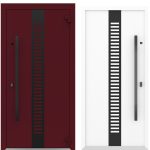 Usa exterior aluminiu ,AG6070, izolatie termica 0.6W/mpK , izolatie fonica 45 dB , rezistenta apa , soare , vant certificata , dimensiuni 860, 960x2050 mm
