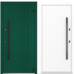 Usa exterior aluminiu ,AG6133, izolatie termica 0.6W/mpK , izolatie fonica 45 dB , rezistenta apa , soare , vant certificata , dimensiuni 860, 960x2050 mm