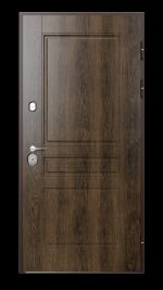 Usa metalica exterior casa PREMIUM PROVENCE , placata cu lemn 7 straturi la exterior , stejar bronz , izolatie termica 0.7 w mpK , izolatie fonica 45 dB , rezistenta sporita la soare si apa ,980x2050 , sisteme inchidere Securreme Italia - imagine 6
