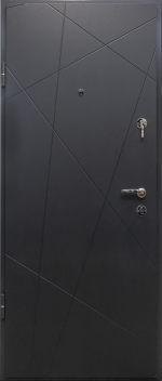 Usa metalica intrare apartament Standard KLEO , clasa 2 antiefractie , izolare fonica 32 decibeli , 860x2020 , culoare ANTRACIT , deschidere - imagine 7