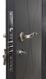 Usa metalica intrare apartament Standard KLEO , clasa 2 antiefractie , izolare fonica 32 decibeli , 860x2020 , culoare ANTRACIT , deschidere - imagine 8