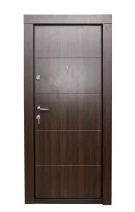 Usa metalica intrare apartament Standard , clasa 2 antiefractie , izolare fonica 32 decibeli , 860x2020 , culoare maro , deschidere - imagine 6