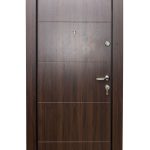 Usa metalica intrare apartament Standard , clasa 2 antiefractie , izolare fonica 32 decibeli , 860x2020 , culoare maro , deschidere