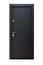 Usa metalica intrare in apartament Trendline , clasa 4 antiefractie , izolatie fonica 42 decibeli , culoare gri antracit exterior alb interior , 860x2020 mm , deschidere - imagine 5