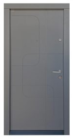 Usa metalica intrare in apartament Urban M7 Gri Antracit, MACO , clasa antiefractie 2 , izolatie fonica 34 decibeli , deschidere