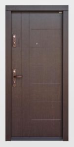 Usa metalica intrare in apartament Urban M5 Wenge, MACO , clasa antiefractie 2 , izolatie fonica 34 decibeli , deschidere