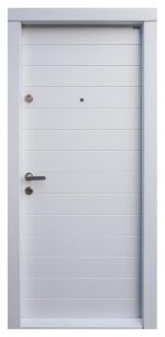 Usa metalica intrare in apartament Urban M8 Alb , MACO , clasa antiefractie 2 , izolatie fonica 34 decibeli , deschidere